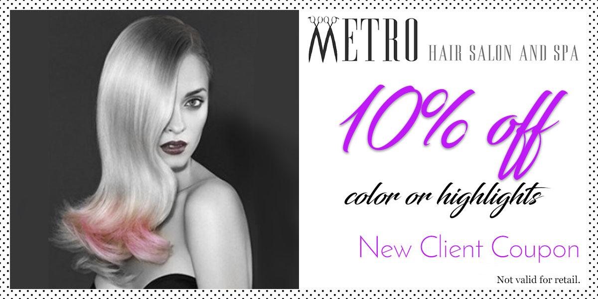 Metro Hair Coupon Color New 